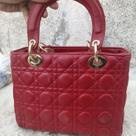 Diors classic Lady Dior bag with authenticity cards - Picture 6 of 15
